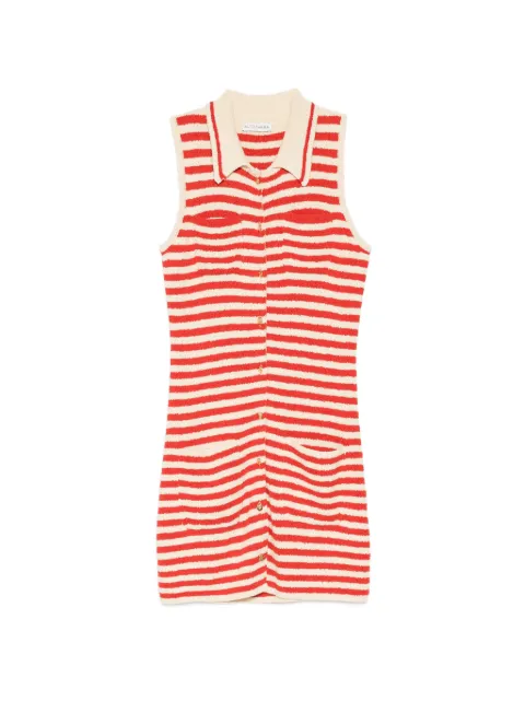 Altuzarra striped button-up dress Red F1268307