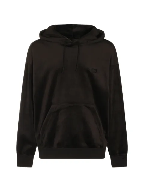Y-3 velvet corduroy hoodie Black IA4372