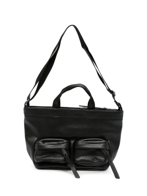 Eastpak small Egon pebbled tote bag Black EK0A5BON