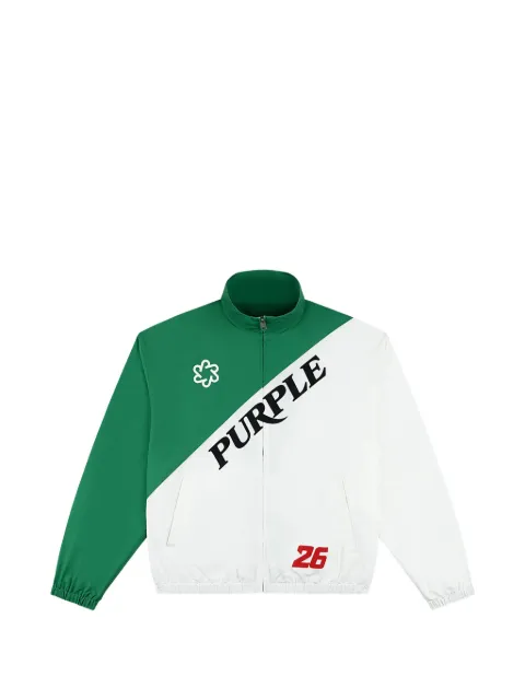 Purple Brand Mexico All Around colour-block jacket Green M6145MXIT726
