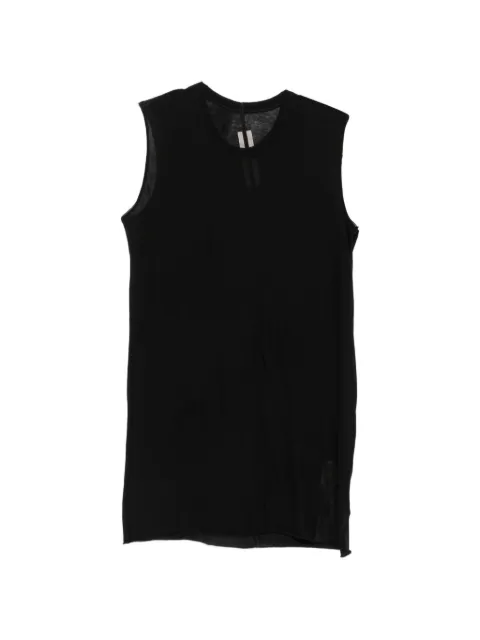 Rick Owens raw-edge top Black RU02F4151UC