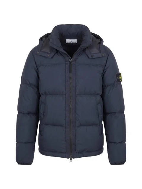 Stone Island Matt down jacket Blue L2S154100013S0483