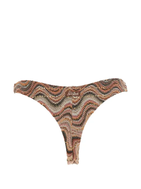 MC2 Saint Barth Naomi sequin-embellished bikini bottoms Neutrals NAO000107725L