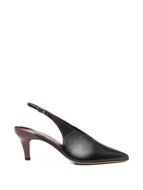 Chloé slingback pointed-toe heeled pumps Black CH26A20FYQ