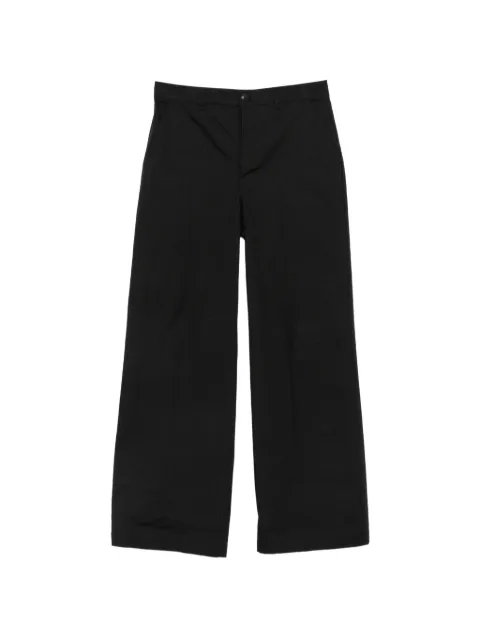 Rick Owens pressed-crease trousers Black RU02F4332TE