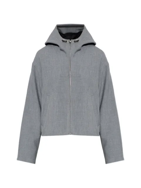 IRO Maureen hooded jacket Grey WP07MAUREEN0