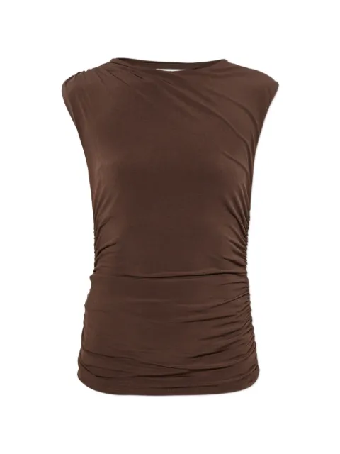 Gestuz Gzsaily ruched tank top Brown 10911373