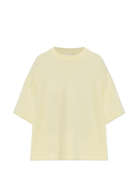 Gestuz Gzgilsa logo-embroidered T-shirt Yellow 109114310