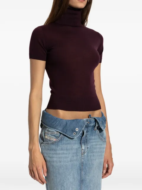 DSQUARED2 roll-neck short-sleeve sweater Red S75HA1429D13205