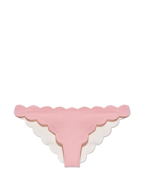 Marysia scalloped-edge bikini bottoms Pink SB0280