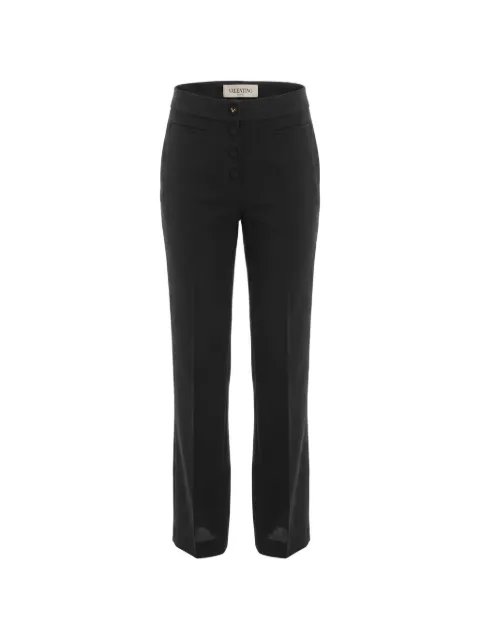Valentino Garavani VLogo Signature button-fastening trousers Black 9B3RB7C2A9K