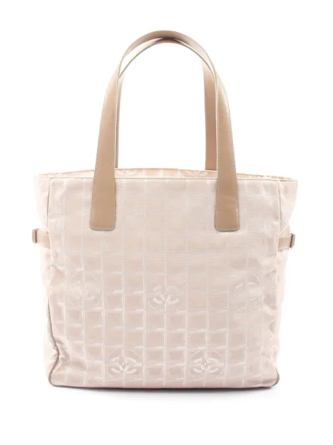 CHANEL Pre-Owned 2004-2005 New Travel Line Nylon tote bag Neutrals ZYQ68BJ9BQ1OZG2E