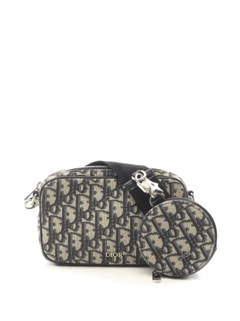 Christian Dior Pre-Owned 2010-2026 Kids Small Oblique Canvas Multifunction Bag crossbody bag Blue 7EB2WO6QELSP0JED
