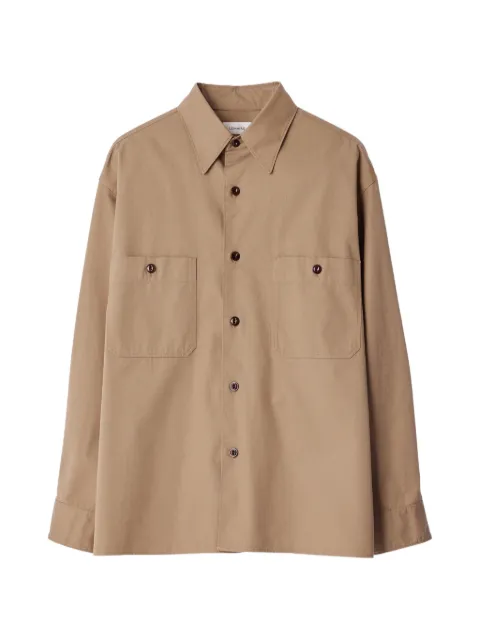 LEMAIRE two-pocket shirt in light cotton twill Neutrals SH1306LF1594