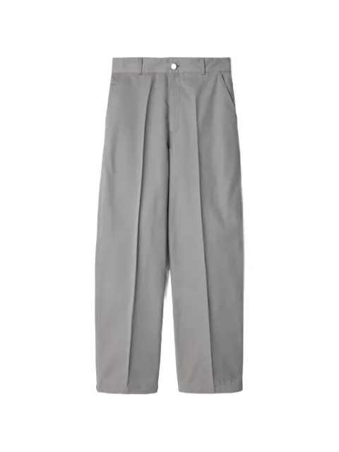 LEMAIRE barrel pants in polycotton twill Grey PA1330LF1620