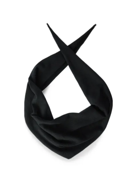 LEMAIRE triangular scarf in fine merino wool Black TA0027LK1070