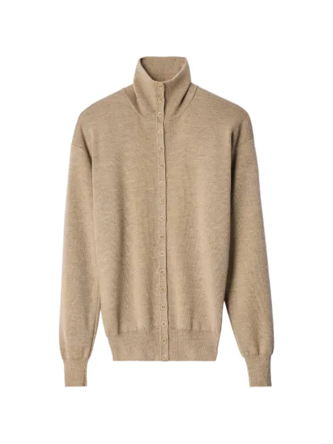 LEMAIRE buttoned top in fine wool Neutrals PO0047LK1070