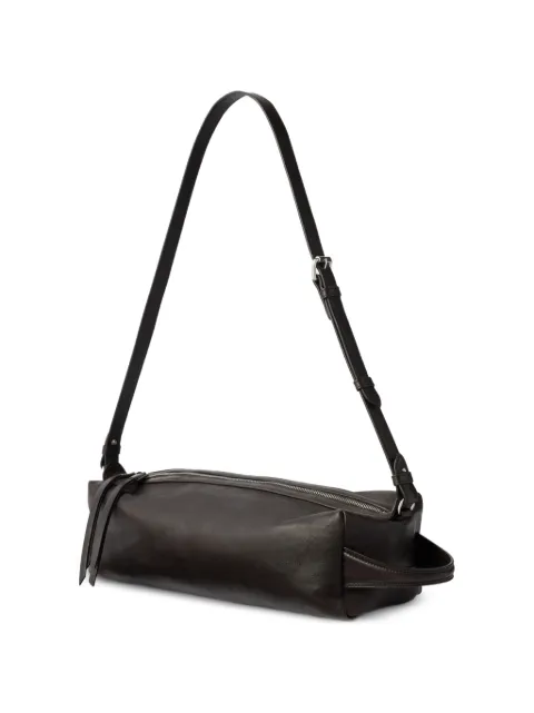 LEMAIRE Care shoulder bag in nappa lambskin Brown BG0246LL0159