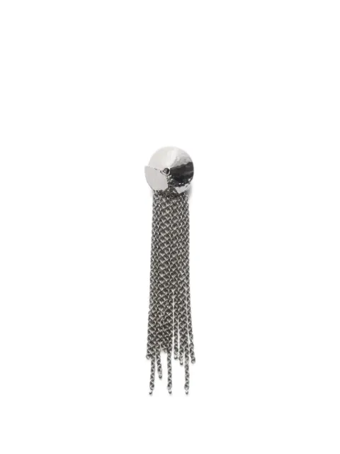 LEMAIRE chain tassel brooch in brass Silver JW0191LO036
