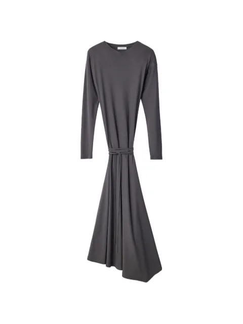 LEMAIRE fluid long-sleeve dress in silky jersey crepe Grey DR1177LJ1025