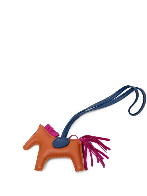 Hermès Pre-Owned 2024 Milo Lambskin Grigri Rodeo Bag Charm PM key chain Brown ZKAHYEKNW2VPE7WZ