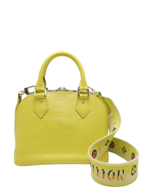 Louis Vuitton Pre-Owned 2020 Epi Alma BB satchel Yellow YIECFWRLU5ZMZVTN