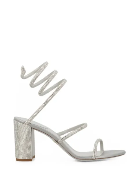 René Caovilla Cleo crystal-embellished sandals Silver C12037080R001V232