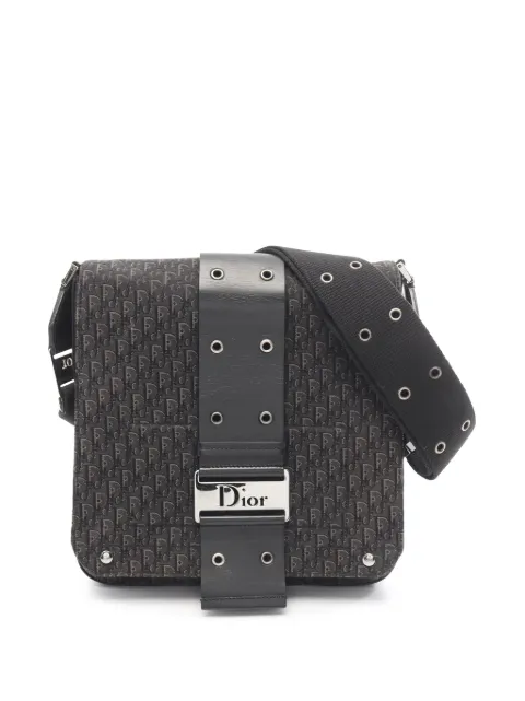 Christian Dior Pre-Owned 20th Century Diorissimo Trotter Canvas Street Chic crossbody bag Black QRS9K9AY5II4JI7U