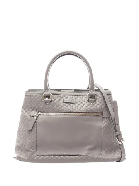 Gucci Pre-Owned 2000-2015 Microguccissima satchel Grey LIL8UCLGHI3LZ7C6
