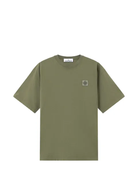 Stone Island 2100030 combed organic cotton jersey T-shirt Green L2S152100030S0500