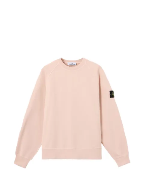 Stone Island crew-neck long-sleeve sweatshirt Pink L2S156100008S0051