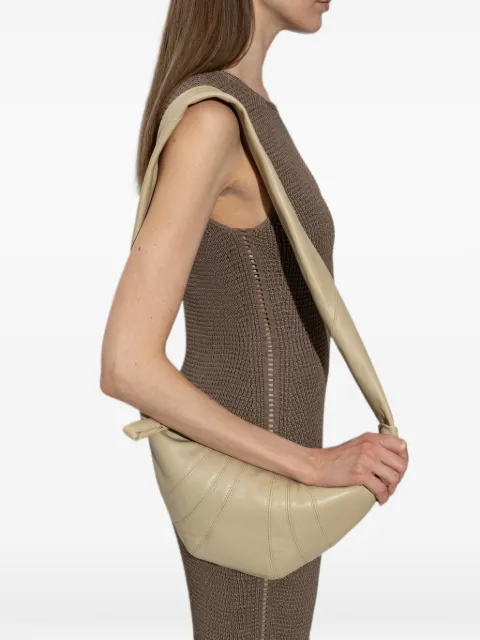 LEMAIRE small Croissant bag in leather Neutrals BG0003LL095