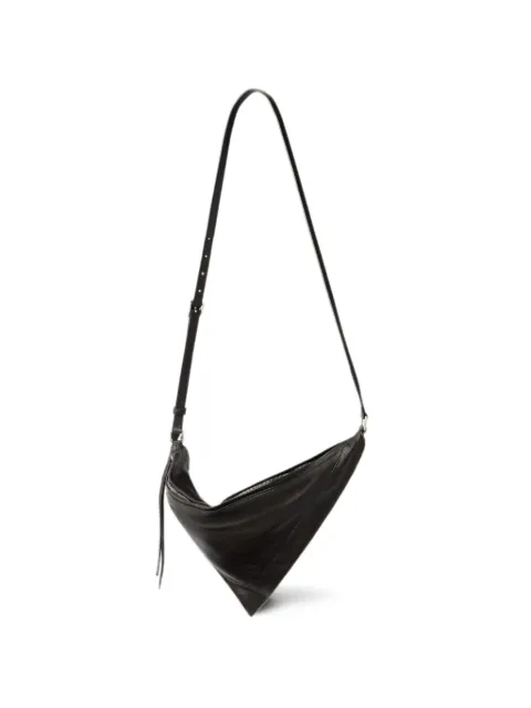 LEMAIRE Pocket Scarf bag in shiny nappa lambskin Brown BG0260LL0075