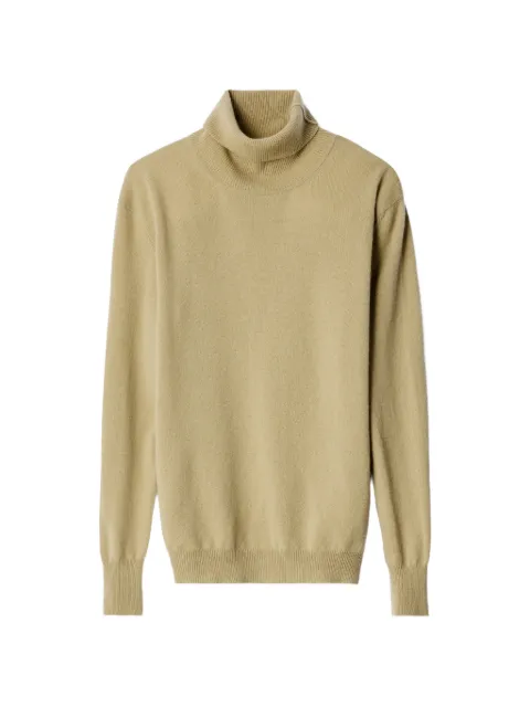 LEMAIRE stand-collar sweater in cashmere Green PO0040LK1062
