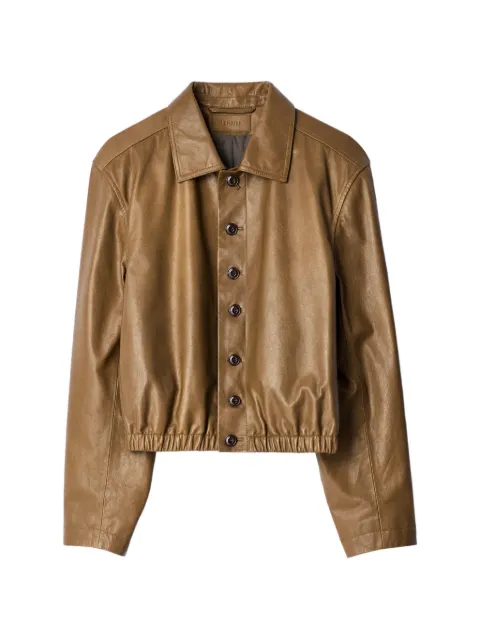 LEMAIRE soft leather blouson Brown OW1282LL0231