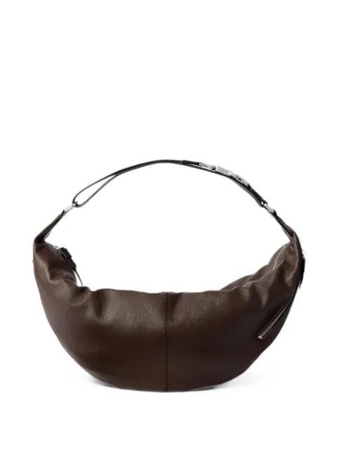 LEMAIRE Quiver Clip bag in leather Brown BG0228LL0171