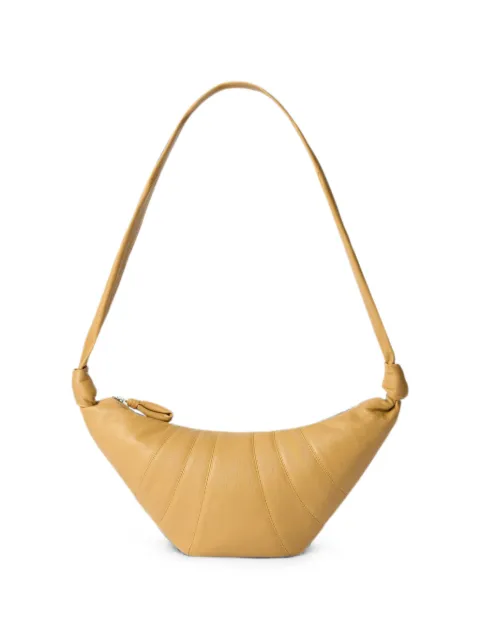 LEMAIRE medium Croissant bag in goat leather Yellow BG0235LL0247