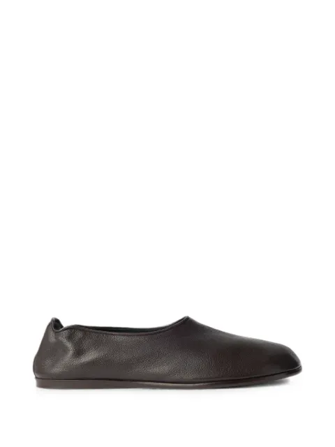 LEMAIRE sock slip-ons in goat leather Brown FO0300LL0152