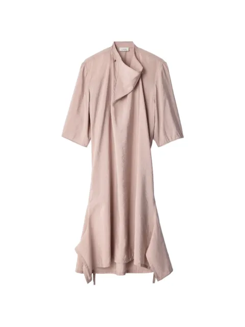 LEMAIRE soft-collar dress in dry silk Pink DR1170LF1308PK003