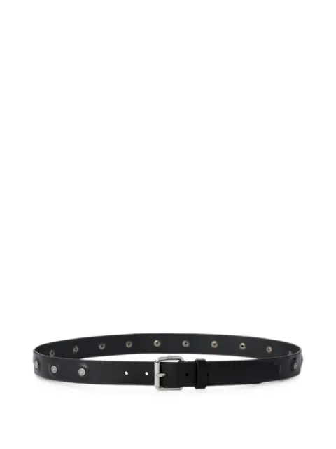 LEMAIRE Marguerite belt in vegetable-tanned leather Black BE0009LL0055