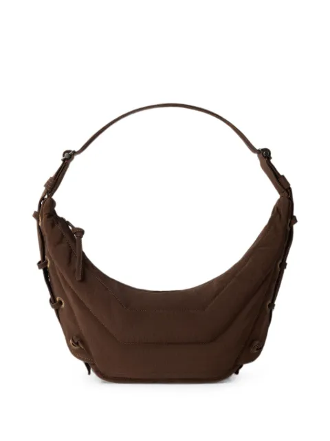 LEMAIRE small Soft Game bag in nylon canvas Brown BG293LF1330