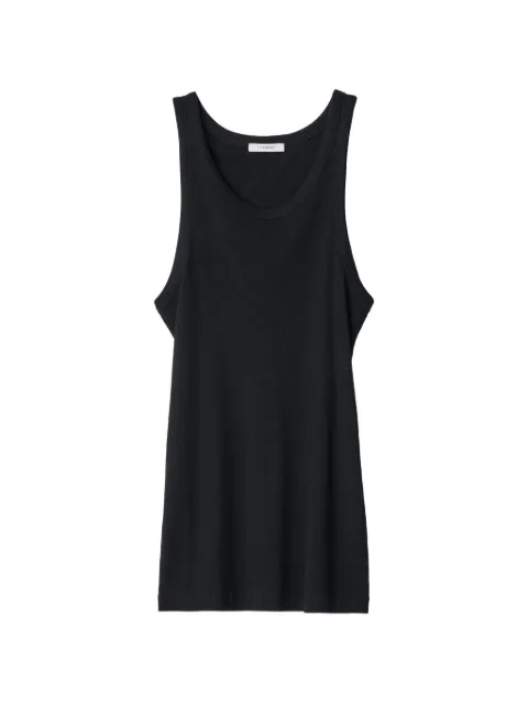 LEMAIRE tank top in ribbed jersey Black TS0035LJ1067