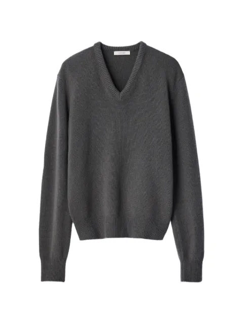 LEMAIRE V-neck sweater in cashmere Grey PO0044LK1062