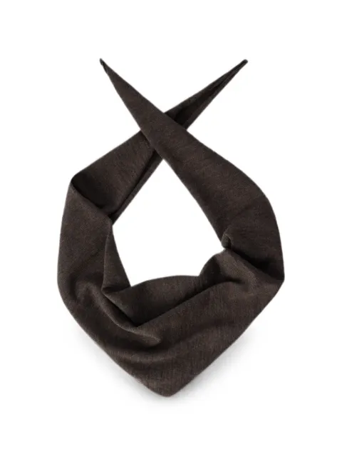 LEMAIRE triangular scarf in fine merino wool Brown TA0027LK1070