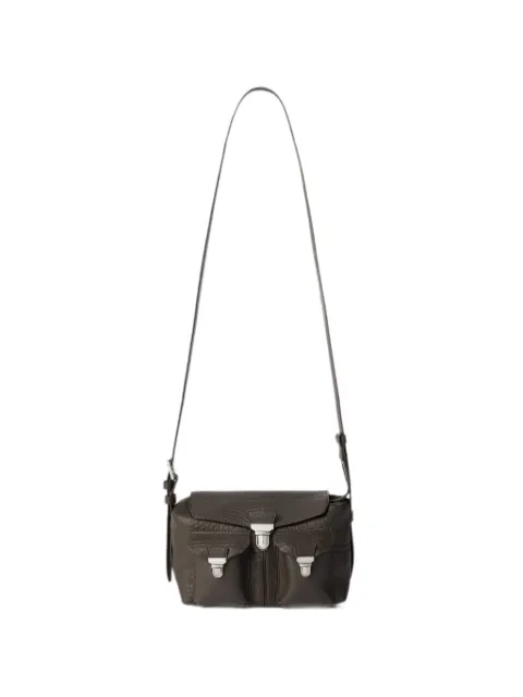 LEMAIRE mini soft gear bag in bubble lambskin Brown BG0240LL0191