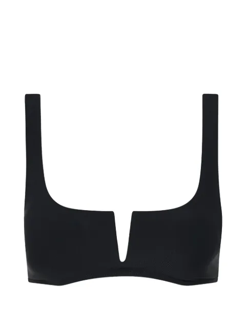 BONDI BORN Clio V-wire bikini top Black SIB004SBLK