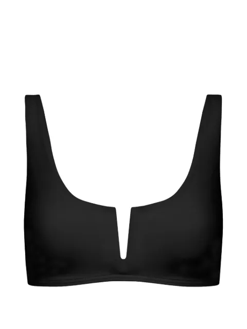 BONDI BORN Verona V-wire bikini top Black SIB422SBLK