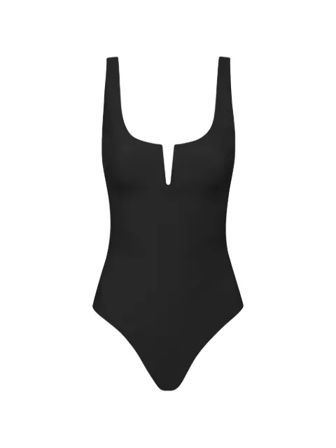 BONDI BORN Verity scoop-neck swimsuit Black SIM418SBLK