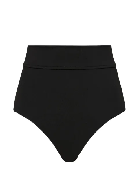 BONDI BORN Joan high-waisted bikini bottoms Black ELP405VBLK