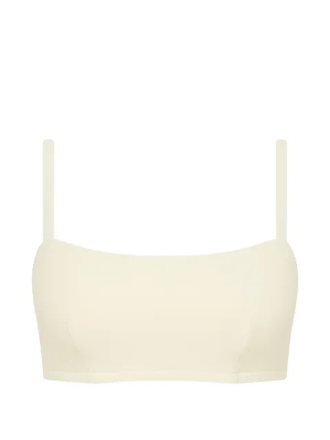 BONDI BORN Anja square-neck bikini top Neutrals SIB024DSPRL